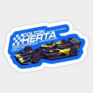 Colton Herta 2022 (white) Sticker